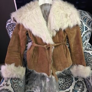 Suede and Shearling leather Jacket